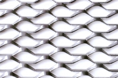 irregular shape aluminum expanded metal mesh