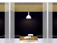 expanded metal mesh decorations clothing store