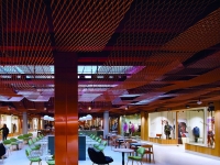 Aluminum mesh ceilings