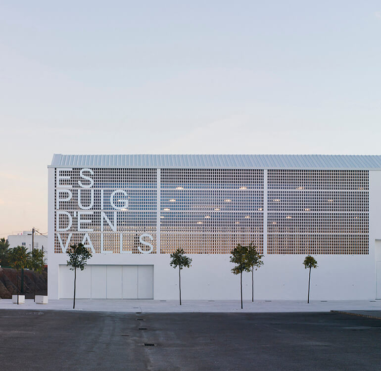  EsPuig d'en Valls Sports Centre with expanded metal
