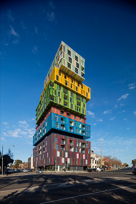 The colorful ICON with expanded metal