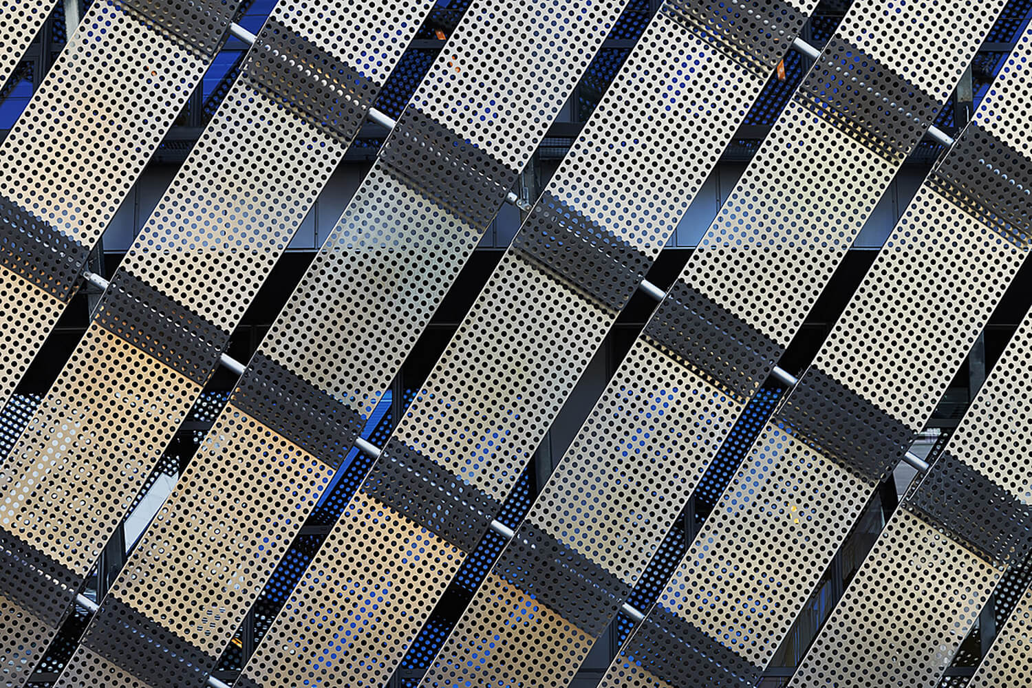 the perforated metal plates
