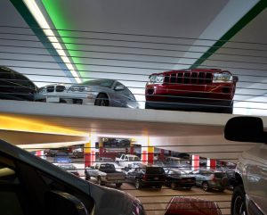 Car Park One equipped with expanded metal mesh