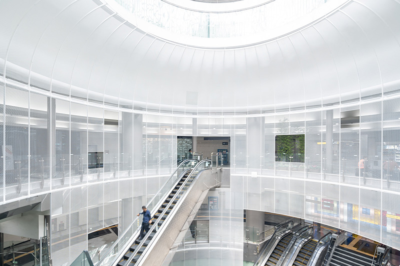 library expanded metal mesh ceilings