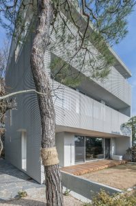 The White Expanded Metal Grating Layer for House