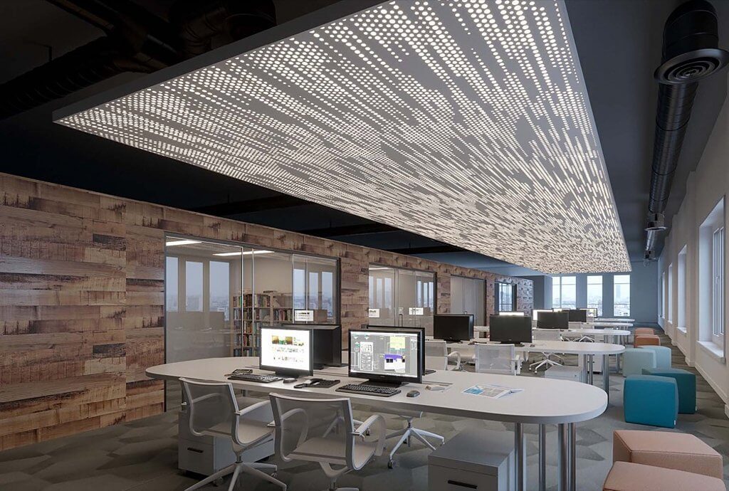 perforated panel ceiling